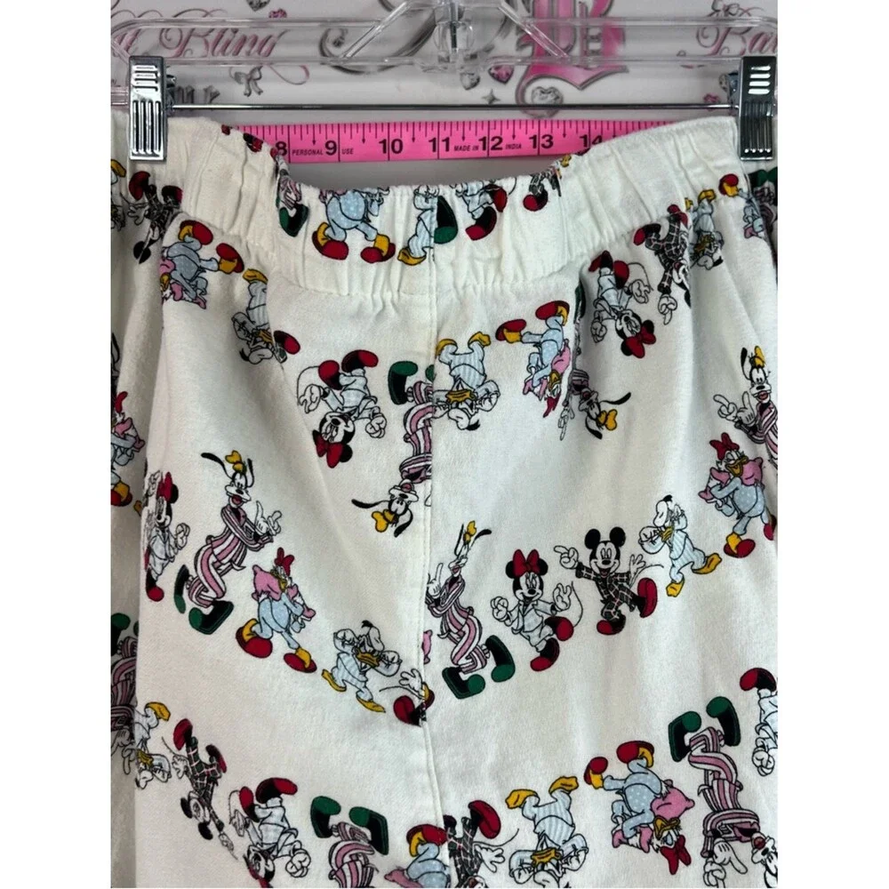 Disney pants pj Cream Lounge Pants with Multicolor Mickey & Friends Print - Picture 6 of 9